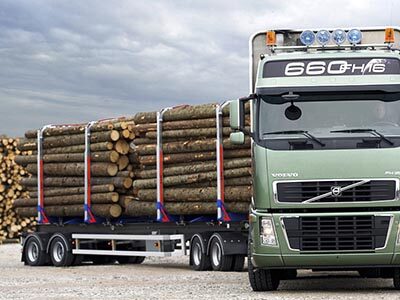 Перевозки груза лесовозами